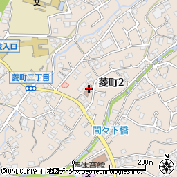 桐生菱町郵便局周辺の地図