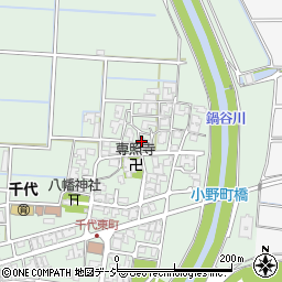 石川県小松市千代町乙周辺の地図