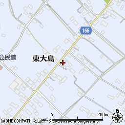 栃木県真岡市東大島1144-3周辺の地図