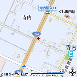 栃木県真岡市寺内1399-4周辺の地図