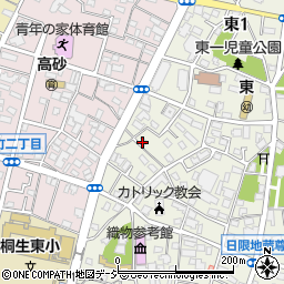 ディバシティ桐生東周辺の地図