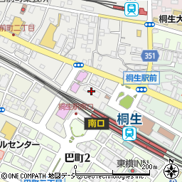 東日本電気エンジニアリング株式会社　桐生詰所周辺の地図