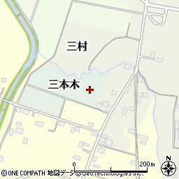 栃木県河内郡上三川町三本木801-3周辺の地図