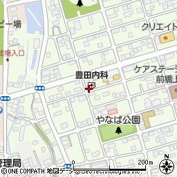 豊田内科医院周辺の地図