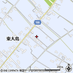 栃木県真岡市東大島1151-3周辺の地図