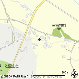 栃木県芳賀郡益子町小泉878-1周辺の地図