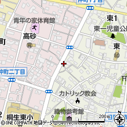 桜井理容所周辺の地図