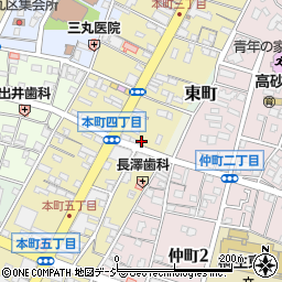 カツミヤ糸店周辺の地図