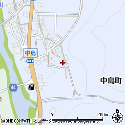 石川県白山市中島町イ94周辺の地図