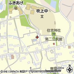 栃木県栃木市吹上町周辺の地図