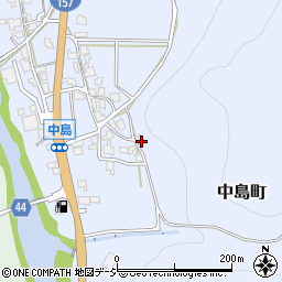 石川県白山市中島町イ89周辺の地図