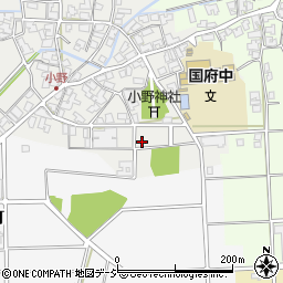 石川県小松市小野町庚周辺の地図