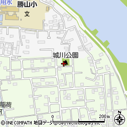城川公園周辺の地図