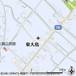 栃木県真岡市東大島1205周辺の地図