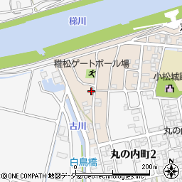 石川県小松市丸内町鹿小屋周辺の地図