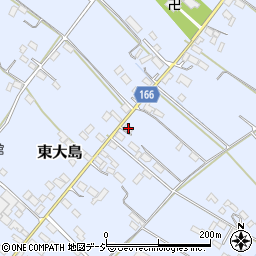 栃木県真岡市東大島1151周辺の地図