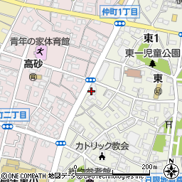甘納豆の桐生堂周辺の地図