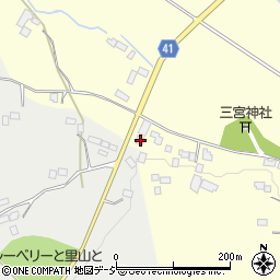 栃木県芳賀郡益子町小泉873周辺の地図