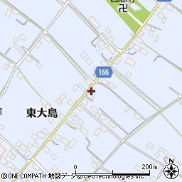 栃木県真岡市東大島1152-2周辺の地図