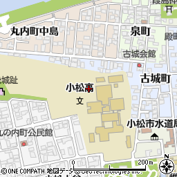石川県小松市丸内町周辺の地図