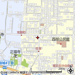 上田常磐町簡易郵便局周辺の地図