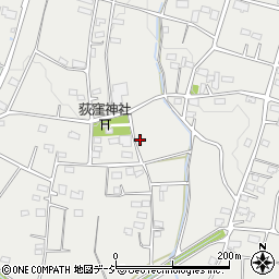 群馬県前橋市荻窪町186周辺の地図