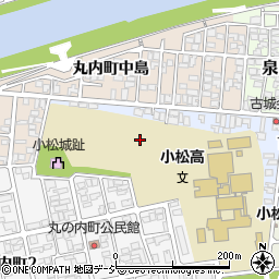 石川県小松市丸内町（琵琶島）周辺の地図