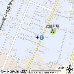 栃木県栃木市都賀町升塚80-1周辺の地図