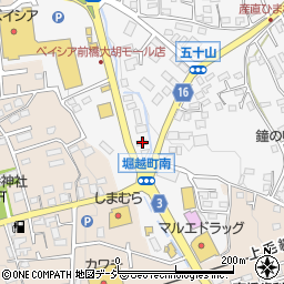 群馬県前橋市堀越町357-8周辺の地図