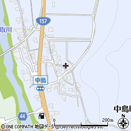 石川県白山市中島町ロ5周辺の地図