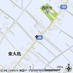 栃木県真岡市東大島1196-1周辺の地図