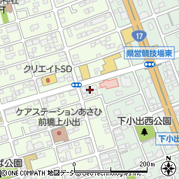 コーエィＥ・Ｃ前橋周辺の地図