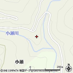 富山県南砺市小瀬24周辺の地図