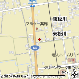 長野県北安曇郡松川村5689-207周辺の地図
