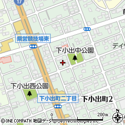 群馬県前橋市下小出町2丁目48周辺の地図