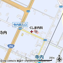 栃木県真岡市寺内1383-13周辺の地図