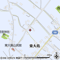 栃木県真岡市東大島1365周辺の地図