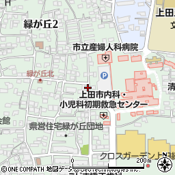 長野病院前周辺の地図