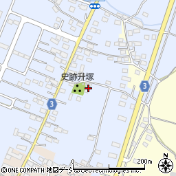 栃木県栃木市都賀町升塚57-1周辺の地図