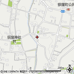 群馬県前橋市荻窪町105周辺の地図