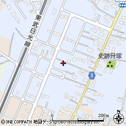 栃木県栃木市都賀町升塚123-8周辺の地図