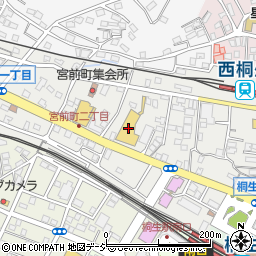 群馬トヨペット桐生駅前店周辺の地図