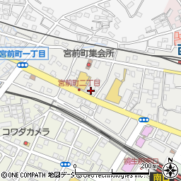 桐生信用金庫西支店周辺の地図
