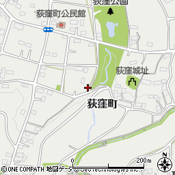 群馬県前橋市荻窪町796周辺の地図