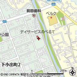 群馬県前橋市下小出町2丁目41周辺の地図