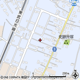 栃木県栃木市都賀町升塚123-15周辺の地図