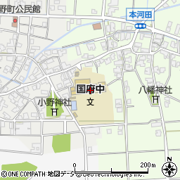 小松市立国府中学校周辺の地図