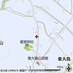 栃木県真岡市東大島1668-3周辺の地図