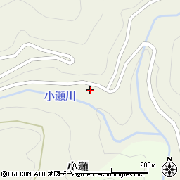 富山県南砺市小瀬54周辺の地図