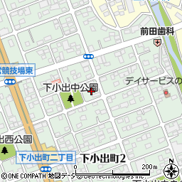 群馬県前橋市下小出町2丁目46周辺の地図